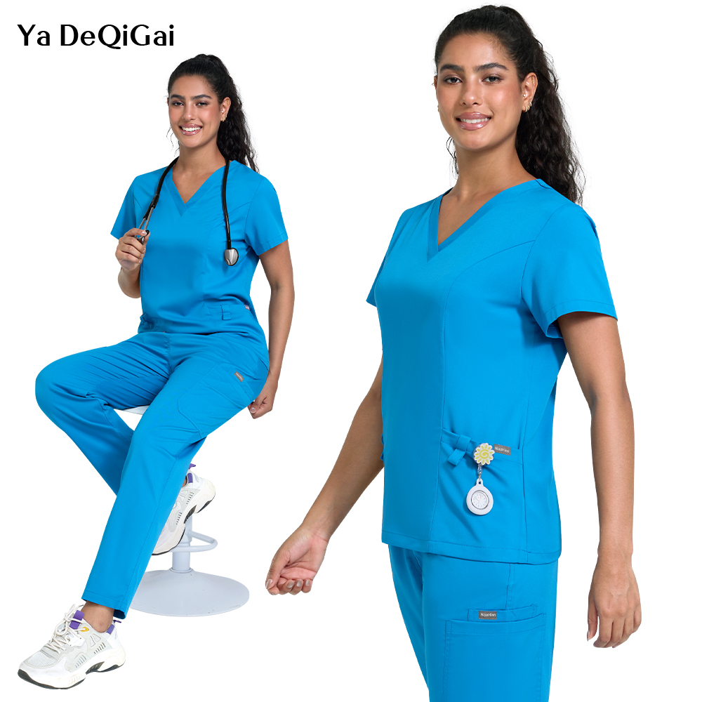 Medical Lab Coat - Multicolor Unisex Scrub Set Medical Surgery
