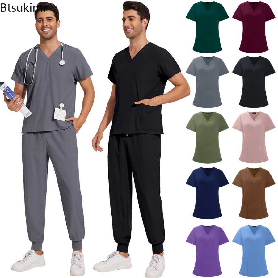 Medical Lab Coat - Scrub Sets Uniforms Nursing Mens Medical