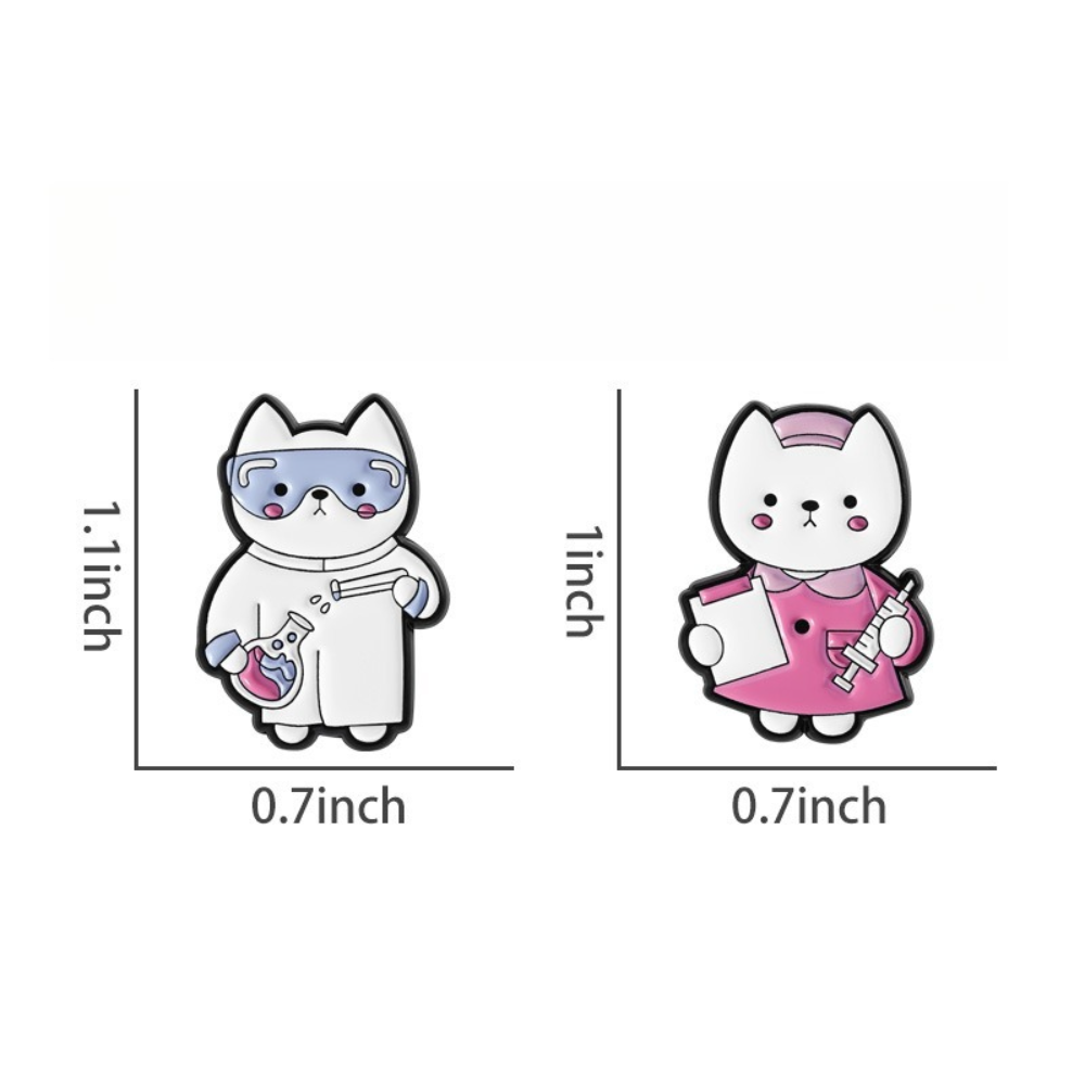 Cute Cat Nurse Lab Worker Broo - огляд і ціна Medical Lab Images
