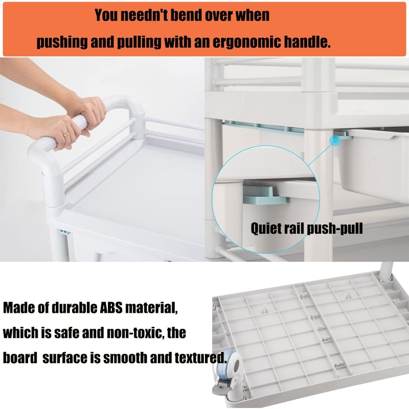 Utility Medical 3-Tier Estheti - огляд і ціна Medical Lab Furniture