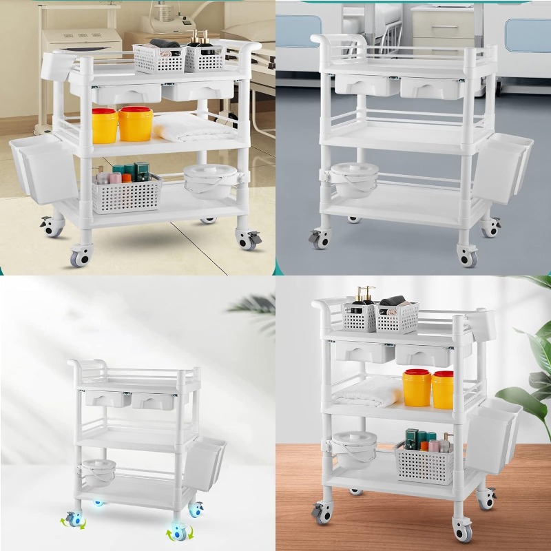 Utility Medical 3-Tier Estheti - огляд і ціна Medical Lab Furniture