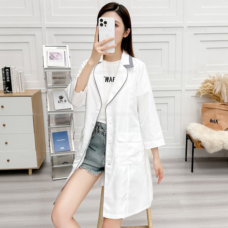 black beauty uniform with beau - огляд і ціна Medical Lab Coat