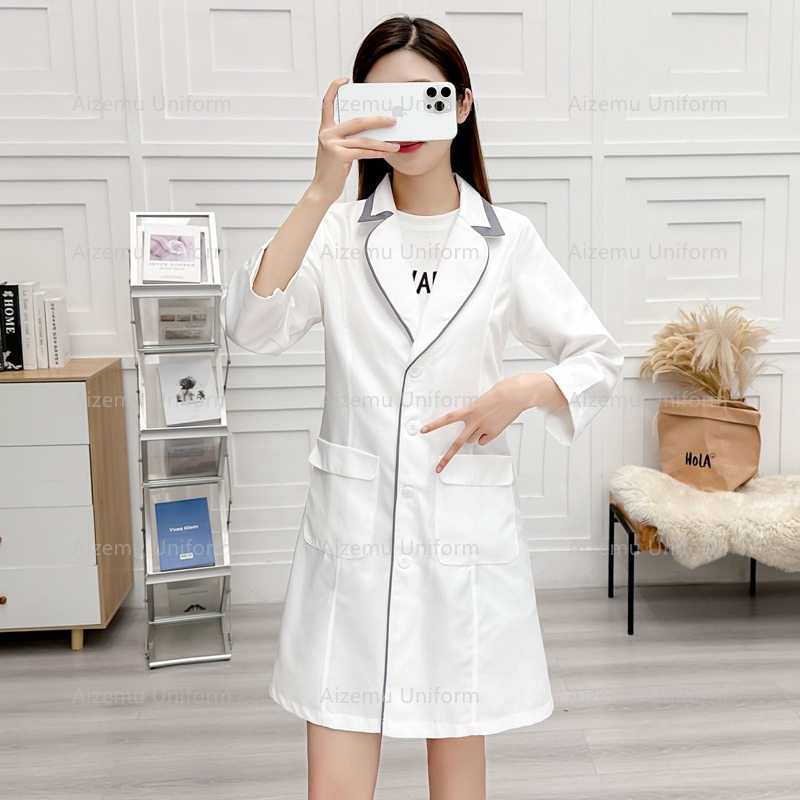 black beauty uniform with beau - огляд і ціна Medical Lab Coat