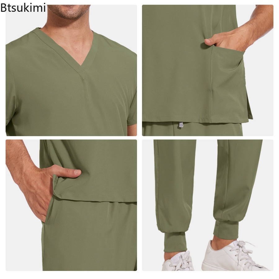 Scrub Sets Uniforms Nursing Me - огляд і ціна Medical Lab Coat