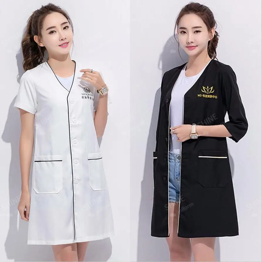 beauty uniform beautician Cust - огляд і ціна Medical Lab Coat